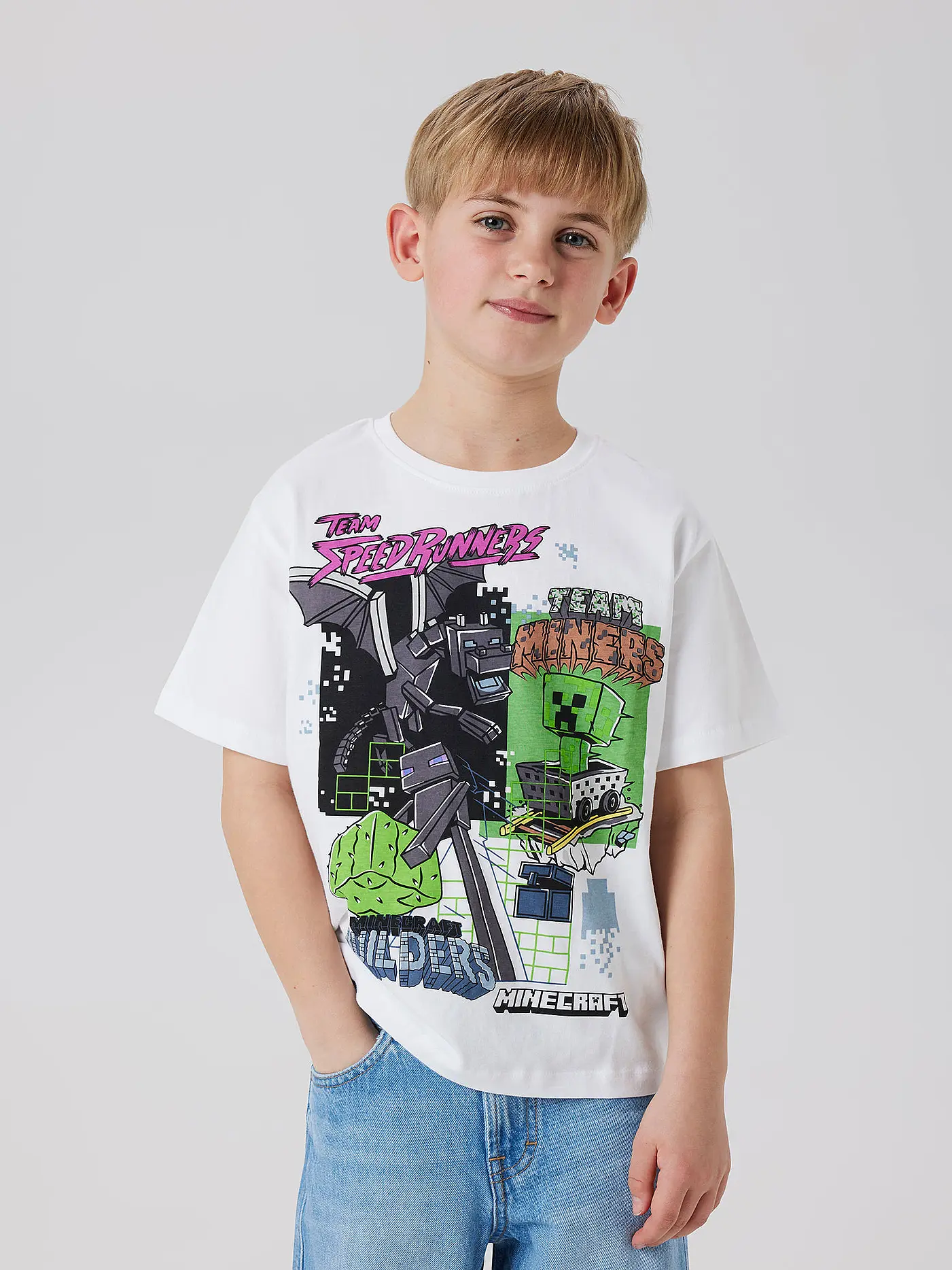 NAME IT | Jungen T-Shirt NKMJAHI | weiss